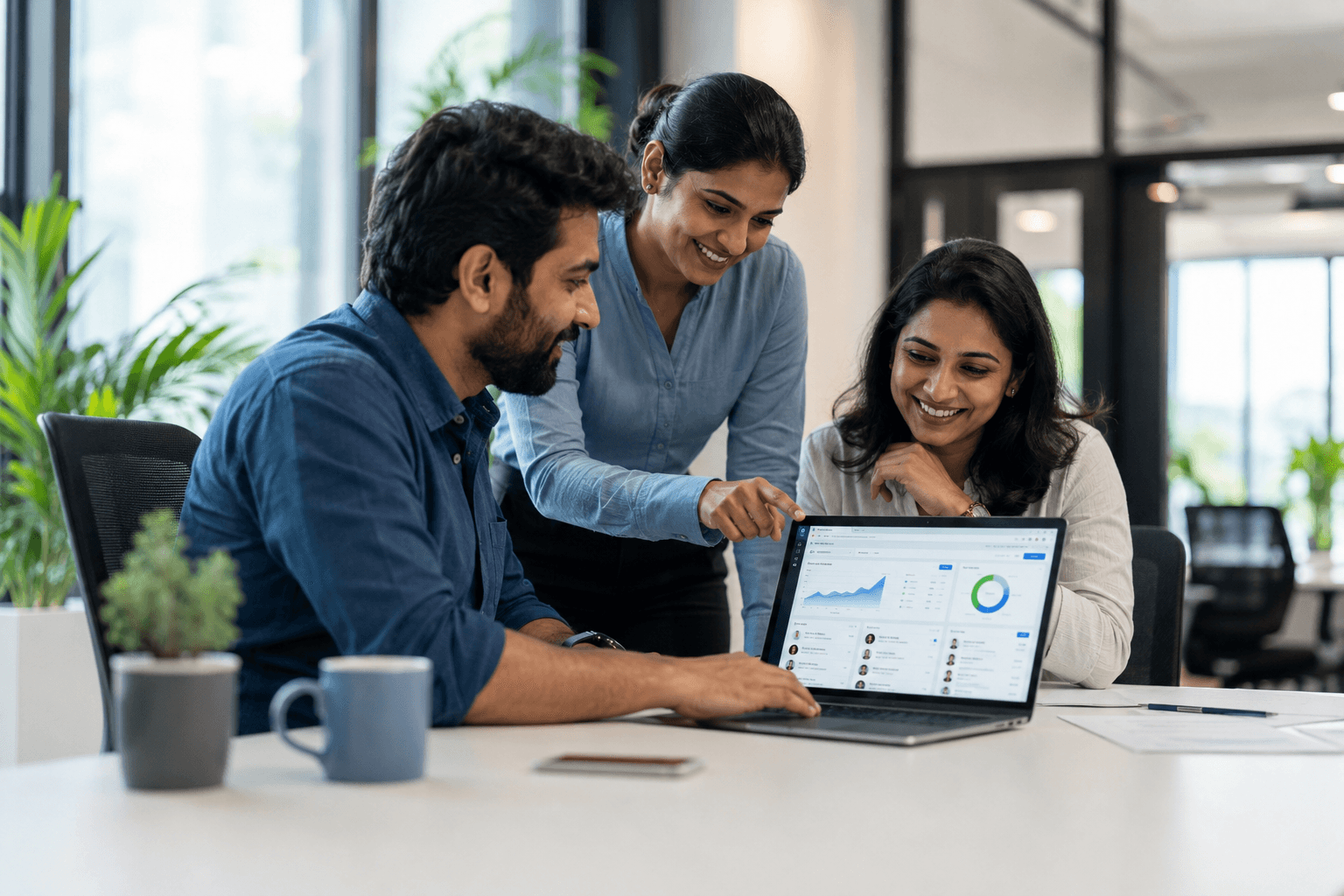 Zoho partner in Kerala helping a business team implement CRM software