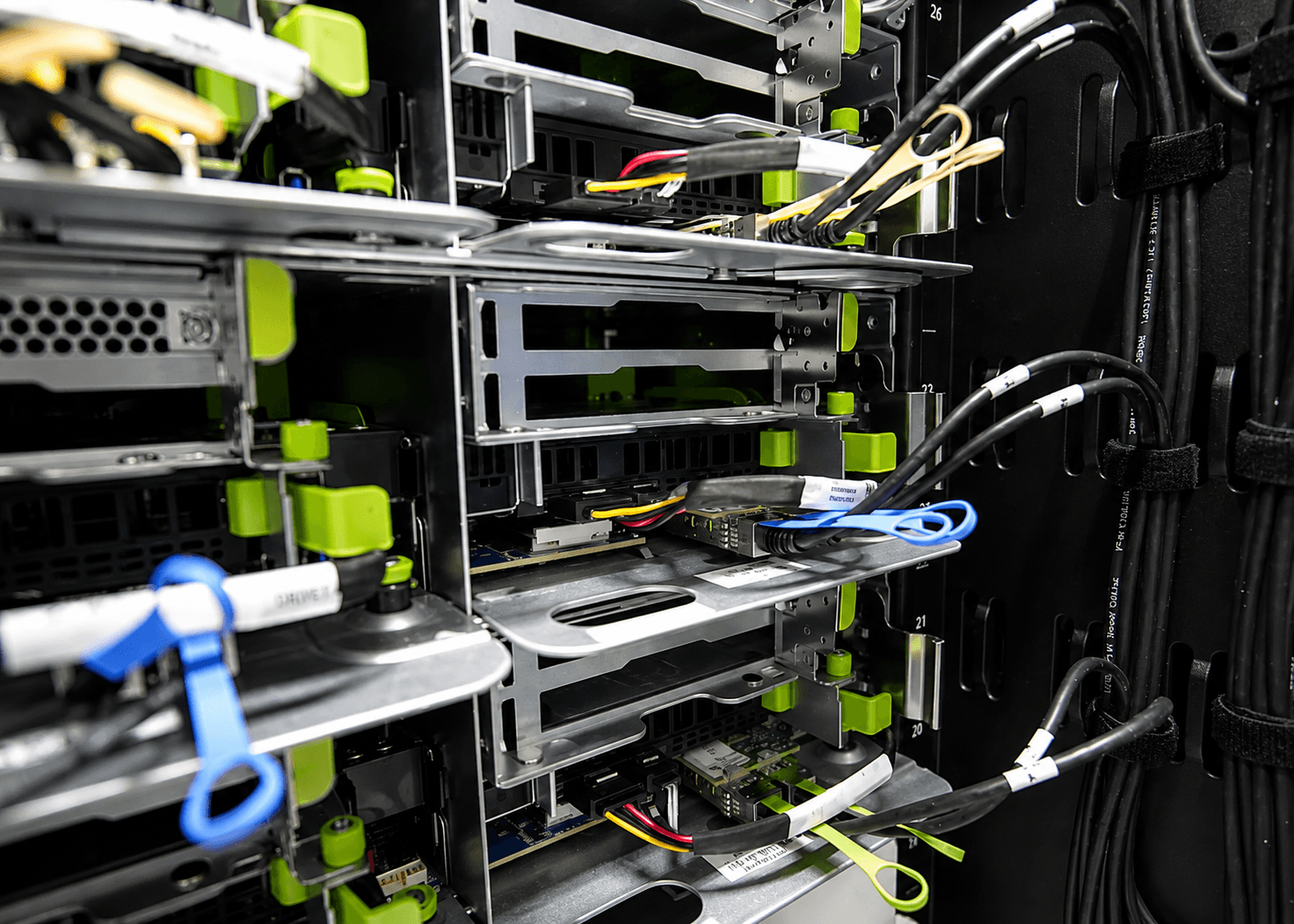 Diagram showing how Nathu La server configurations are optimized for different Zoho workloads